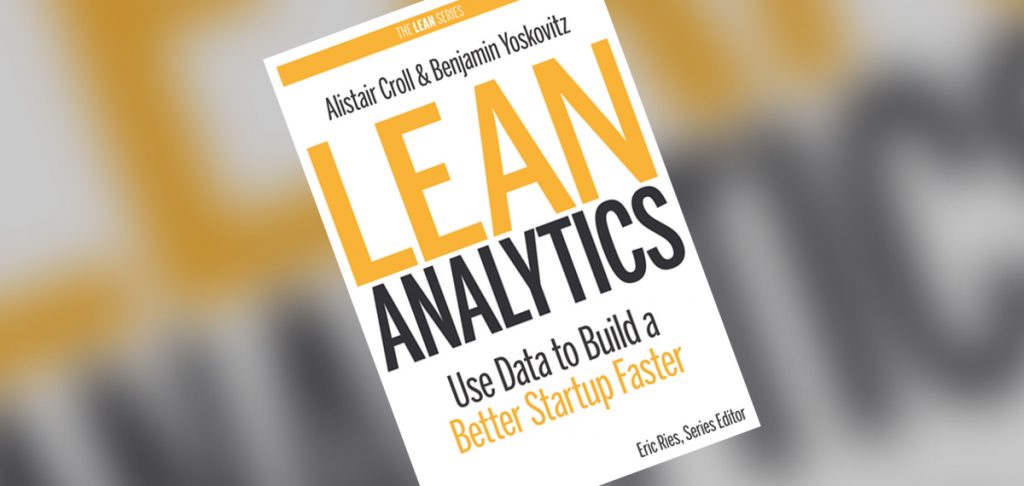 photo of the hardcover lean analytics book 