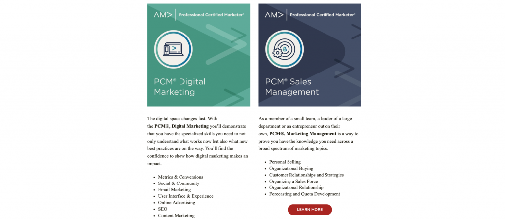 American Marketing Association (AMA) Digital Marketing Certification