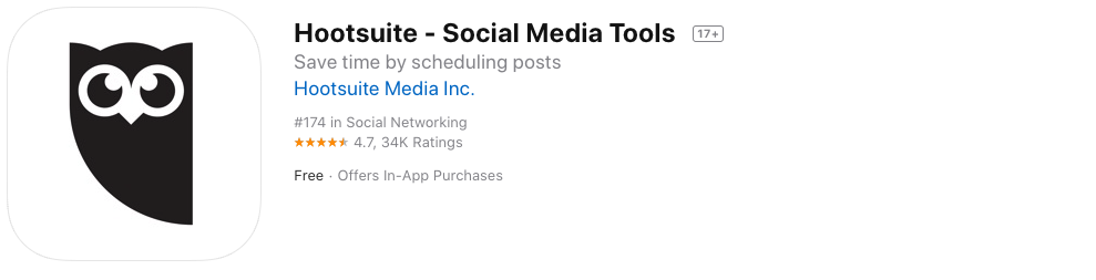 Hootsuite Social Media Tools App 