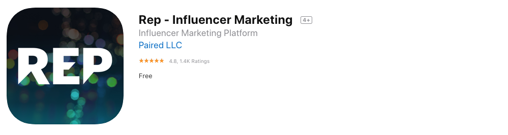 REP Influencer App