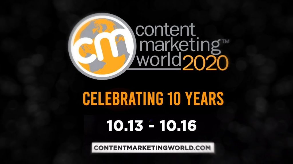 content marketing world conference 2020 promo image
