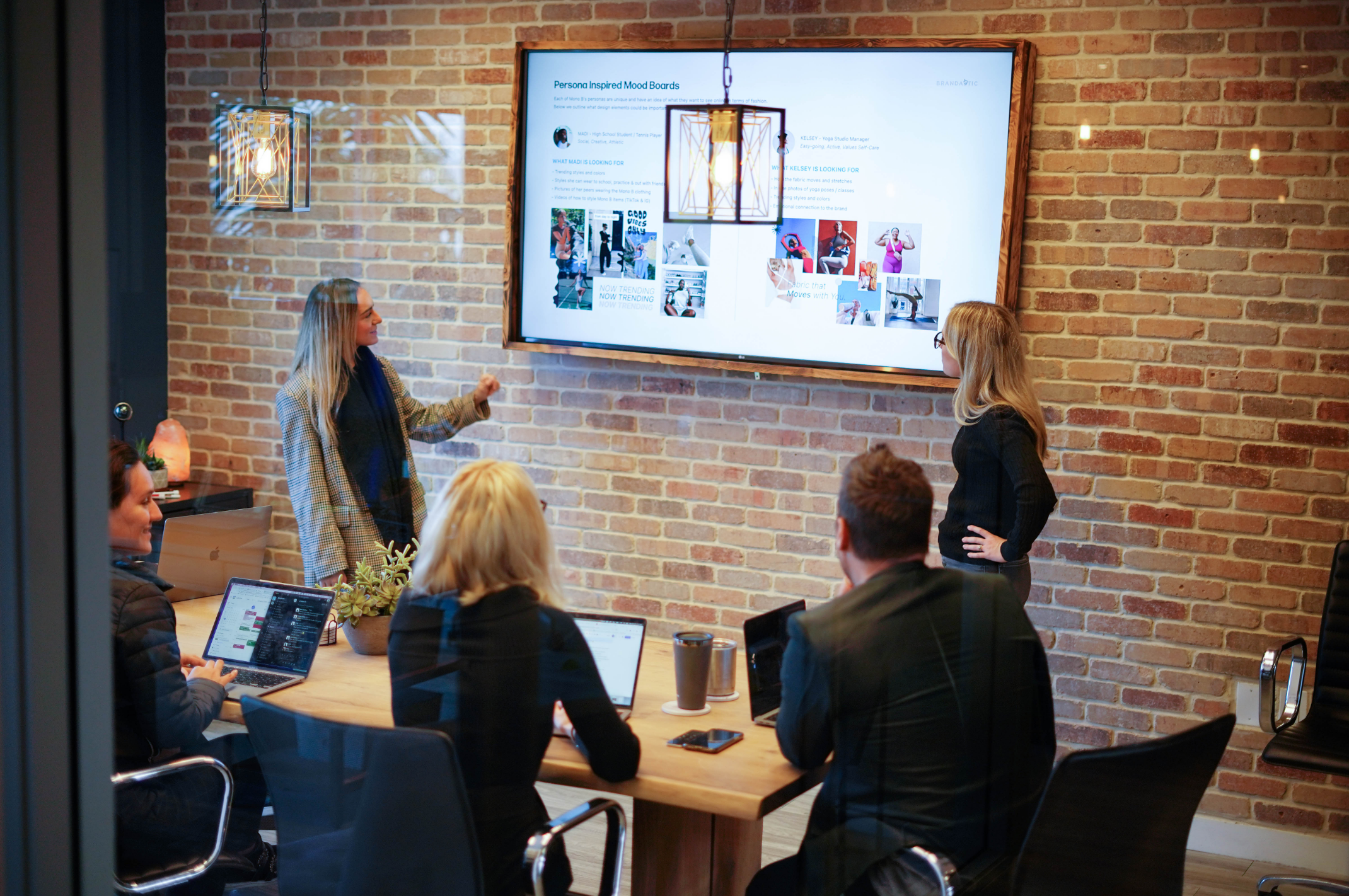 Digital marketing agency meeting